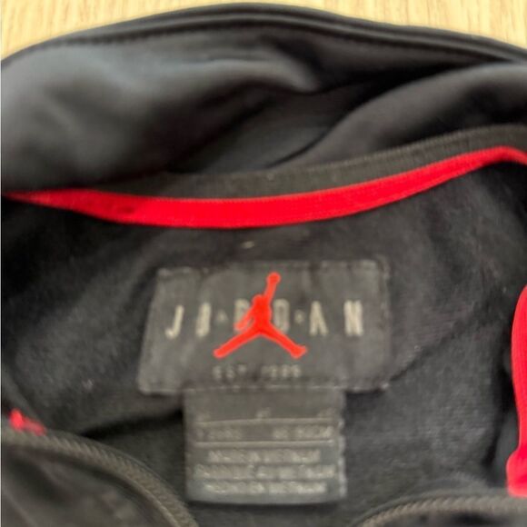 Nike air Jordan kids zip up sweater size 2T black red - Picture 2 of 6